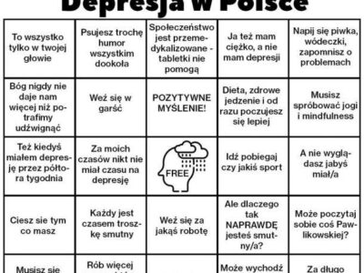 Depresyjne bingo